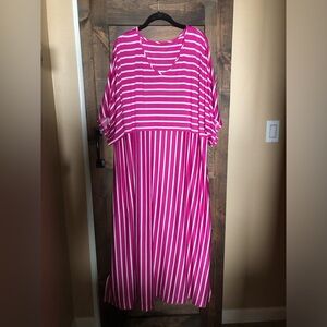 Knit maxi dress by Carole Hockman
